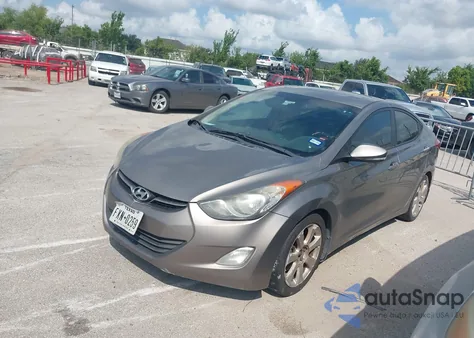 2013 Hyundai Elantra Limited из США, поврежденный, VIN 5NPDH4AEXDH307972